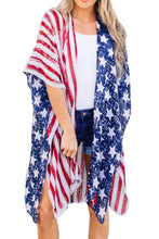 Load image into Gallery viewer, Full Size Star &amp; Stripes Open Front Cover Up