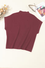 Load image into Gallery viewer, Patch Pocket Ribbed Knit Short Sleeve Sweater