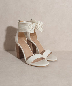 Blair - Thick Ankle Strap Block Heel