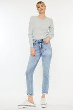 Load image into Gallery viewer, High Rise Slim Straight Jeans