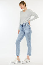 Load image into Gallery viewer, High Rise Slim Straight Jeans