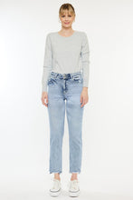 Load image into Gallery viewer, High Rise Slim Straight Jeans