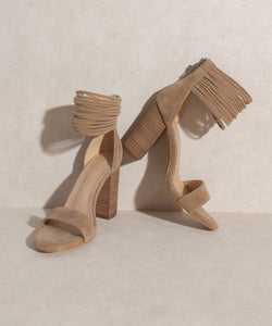 Blair - Thick Ankle Strap Block Heel