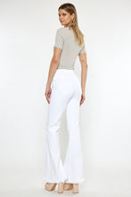 Load image into Gallery viewer, High Rise White Flare Jeans