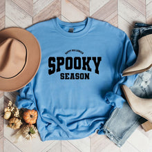 Load image into Gallery viewer, Varsity Spooky Season Graphic Sweatshirt