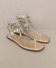 Load image into Gallery viewer, Oasis Society Oaklyn - Studded Gladiator Sandal