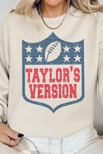 Load image into Gallery viewer, TAYLORS VERSION FOOTBALL GRAPHIC SWEATSHIRT