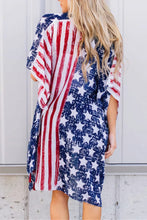 Load image into Gallery viewer, Full Size Star &amp; Stripes Open Front Cover Up