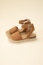 Load image into Gallery viewer, Espadrille Ankle strap Sandals