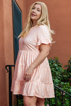 Load image into Gallery viewer, Pink Cheetah Print Tiered Ruffled Plus Size Dress