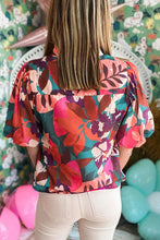 Load image into Gallery viewer, Erica Print Puff Sleeve Blouse