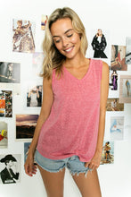 Load image into Gallery viewer, PLUS TRIBLEND SOLID FRONT TANK TOP