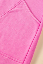 Load image into Gallery viewer, Bonbon Quarter Zip Pocketed Cap Sleeve Sweatshirt Dress