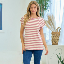 Load image into Gallery viewer, Cameron-Stripework cuffed Sleeve