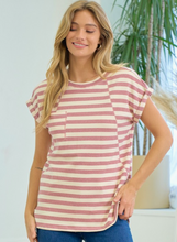 Load image into Gallery viewer, Cameron-Stripework cuffed Sleeve