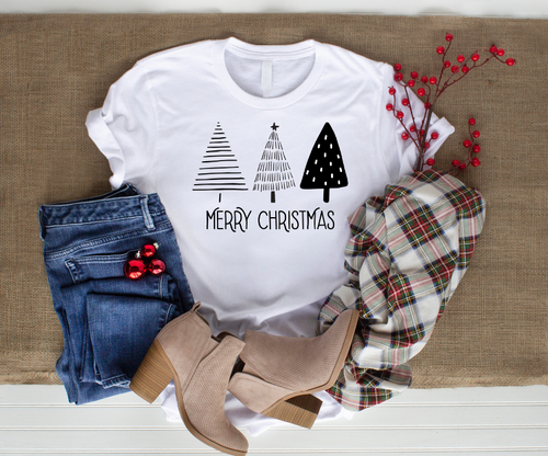 Merry Christmas Trees Tee