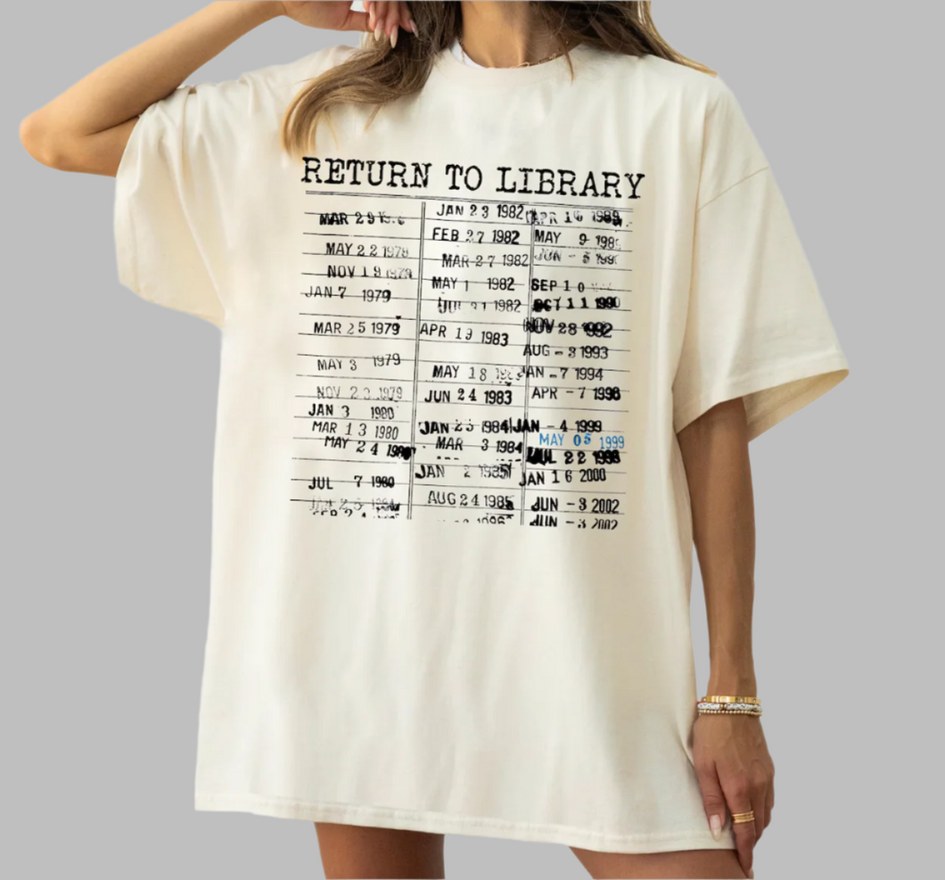 Return To Library Tee