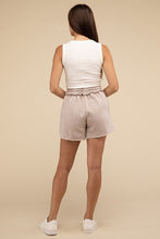 Load image into Gallery viewer, Acid Wash Fleece Drawstring Shorts with Pockets - Honeyed Steele Boutique