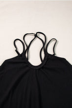 Load image into Gallery viewer, Addyson - Black Double Straps Tank Top - Honeyed Steele Boutique