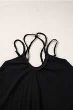 Load image into Gallery viewer, Addyson-Black Double Straps Tank Top