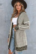 Load image into Gallery viewer, Yellow Knitted Open Front Casual Long Cardigan