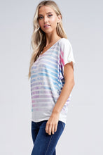 Load image into Gallery viewer, Multicolored Sublimation Print Top