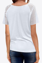 Load image into Gallery viewer, V-Neck Raglan Sleeve Tee